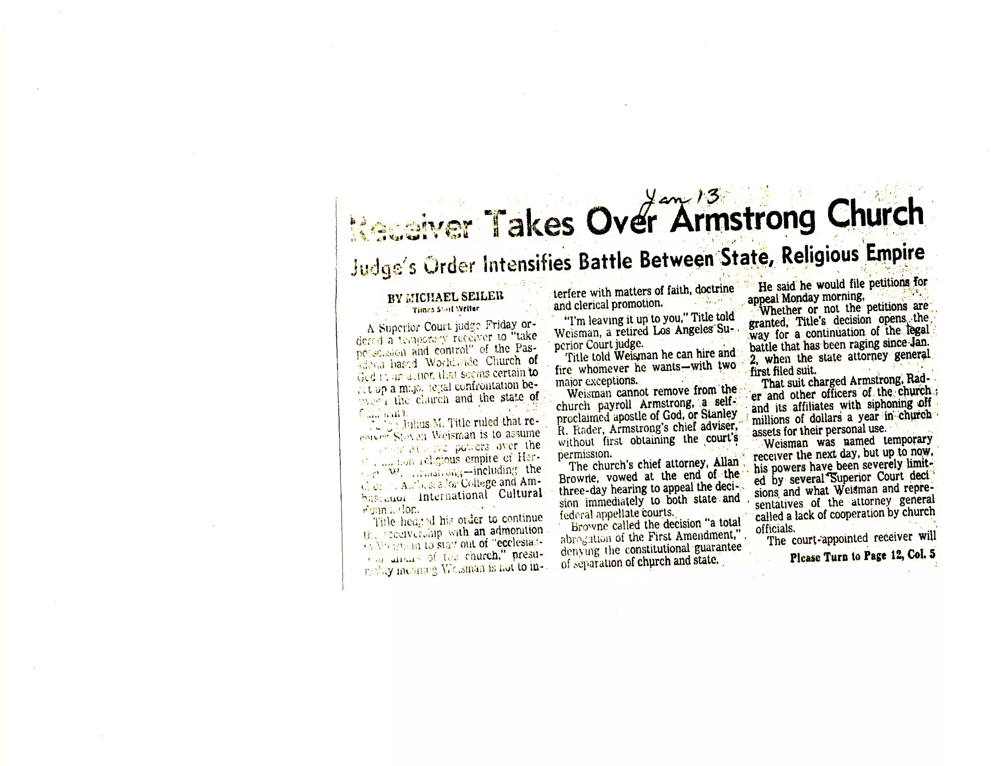 1. LA Times 1-13-79